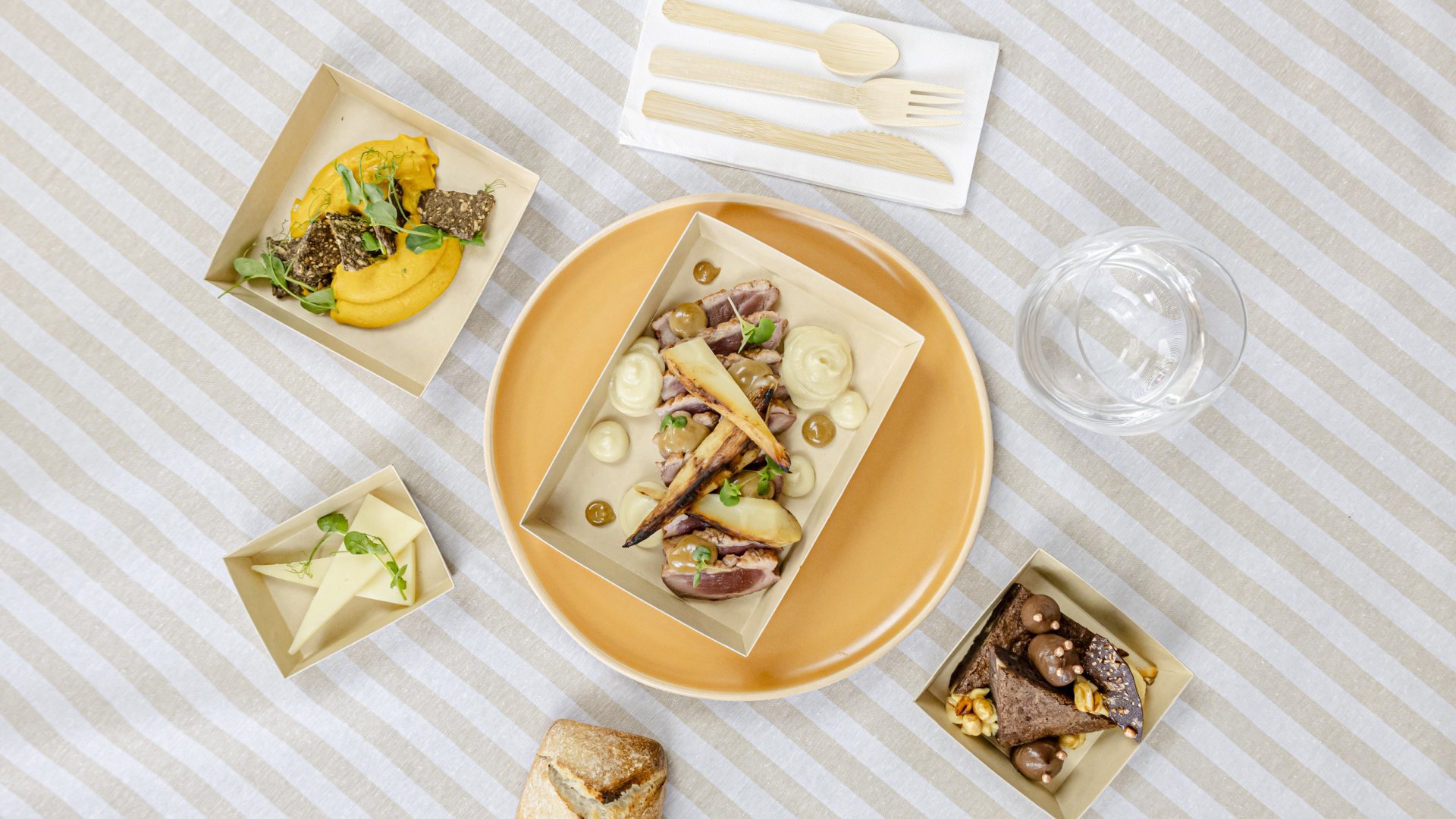 Plateau repas du marché